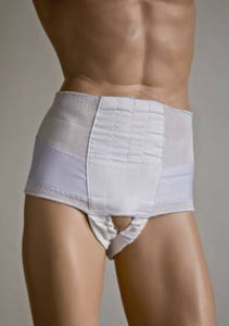 flat pad inguinal hernia support belt truss